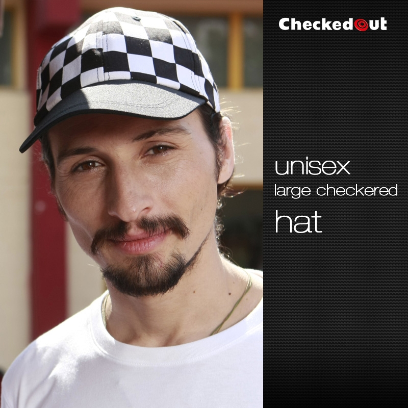 unisex checkered hat 
